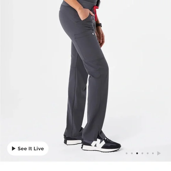 Wear Figs Charcoal Grey Kade Pants - Picture 3 of 7